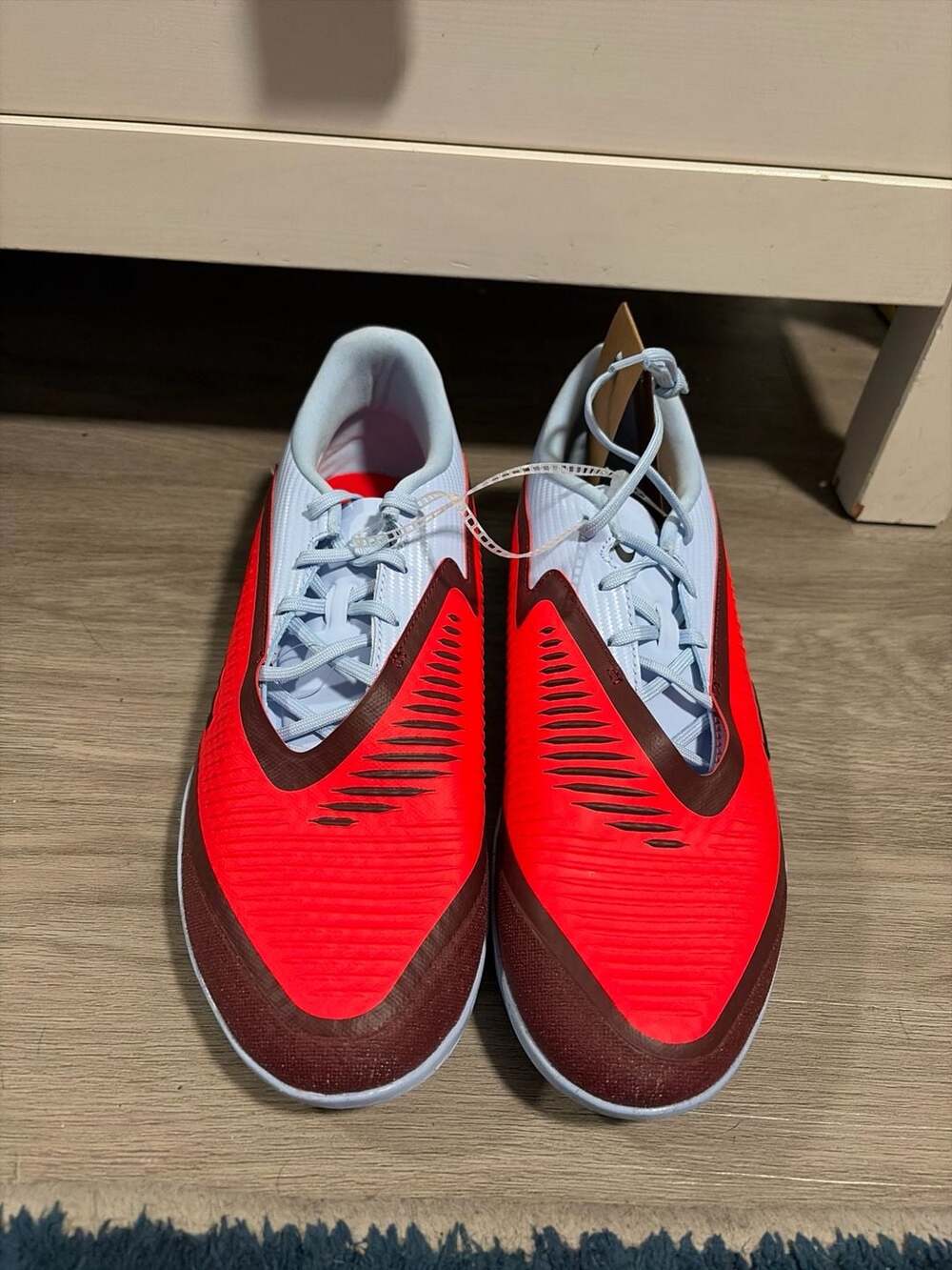 Nike Phantom GX Academy IC Indoor Soccer Shoes Light Blue Red Size 9.5